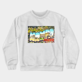 Greetings from Nampa, Idaho - Vintage Large Letter Postcard Crewneck Sweatshirt